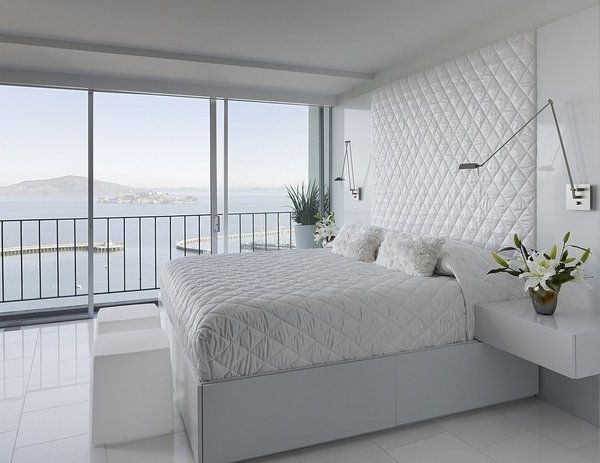 white modern bedrooms