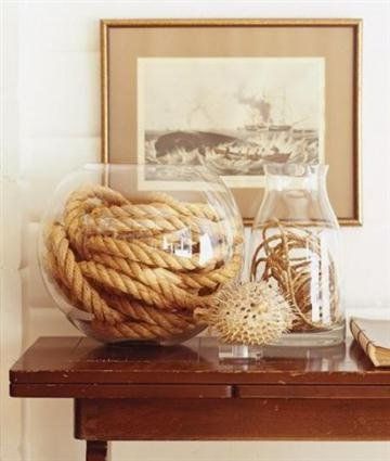 Crafts for the home with ropes