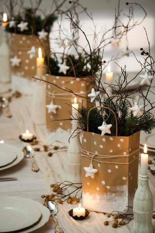 rustic christmas arrangements