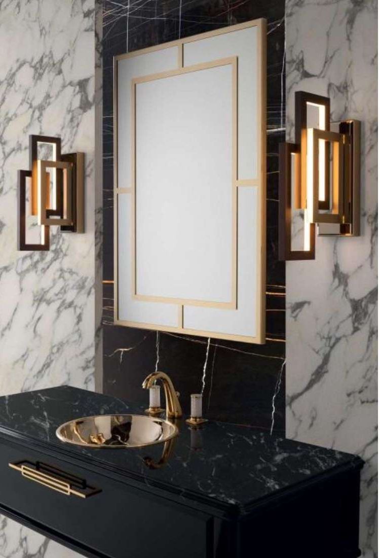 Art Deco style for the bathroom