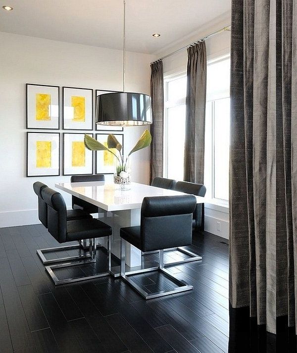 minimalist modern dining rooms