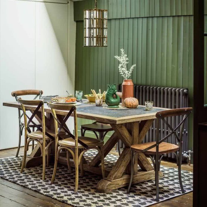 dining rooms in green