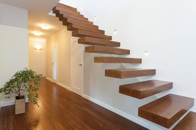 Modern floating stairs
