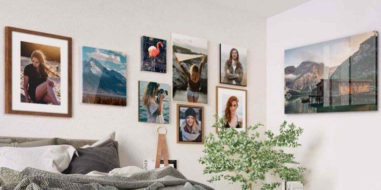 Wall decoration with photos