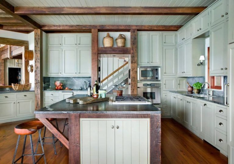 Origin of rustic kitchens