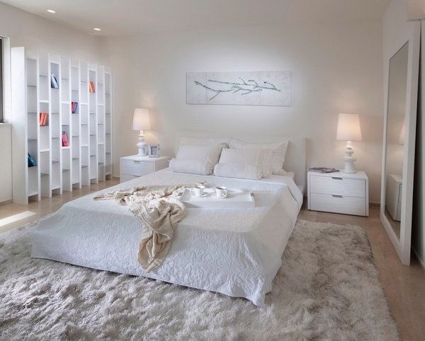 white modern bedrooms