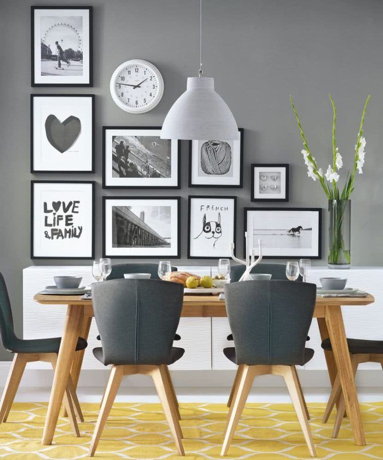 gray dining rooms