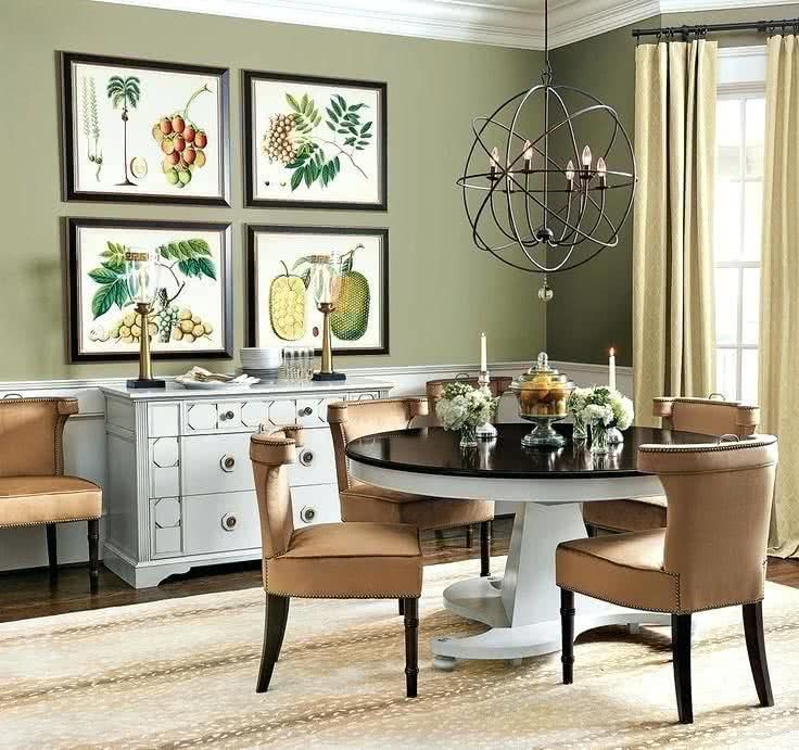 dining rooms in green