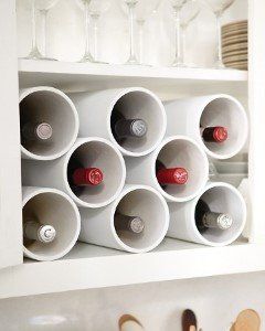 Crafts for the home with PVC tubes or pipes