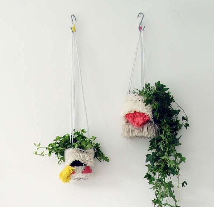 Woven Hanging Planters