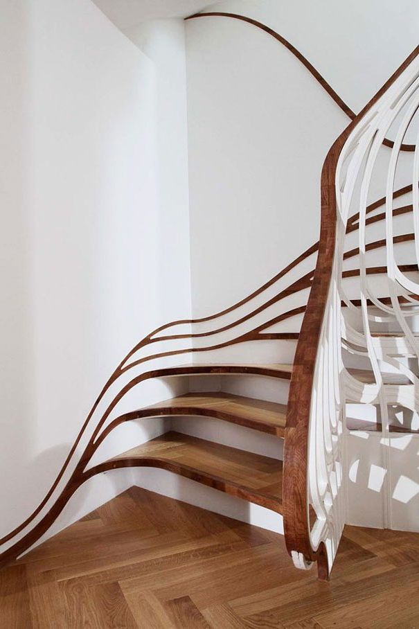 Modern stairs decoration