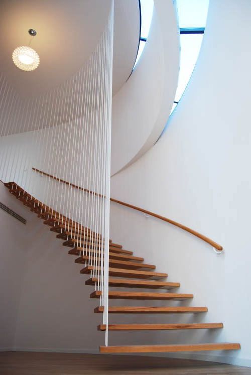 Modern floating stairs