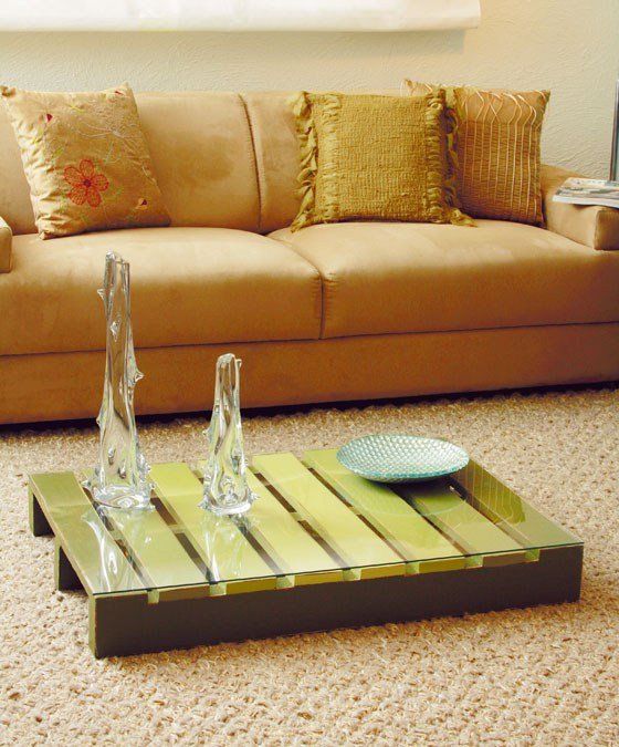 Pallet coffee tables