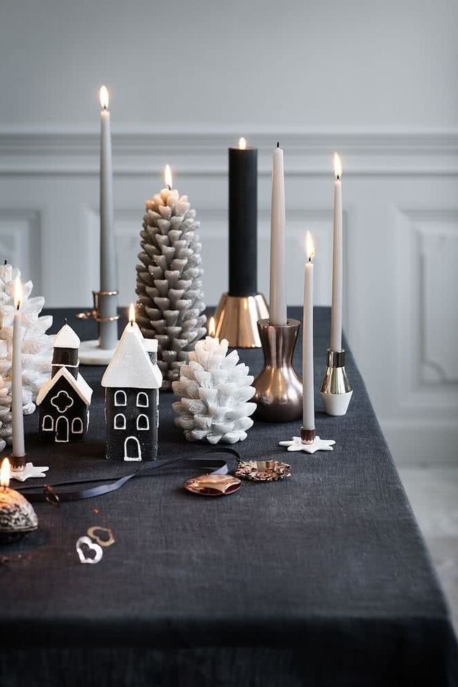 modern christmas arrangements