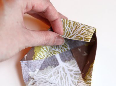 Fabric origami box