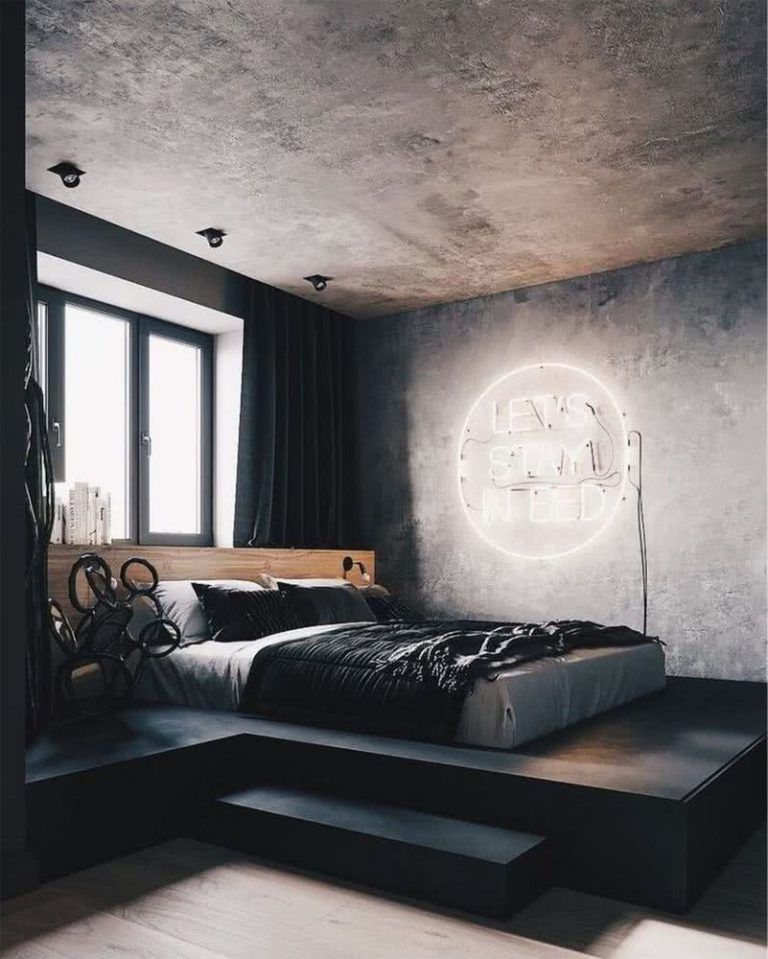 industrial style bedrooms