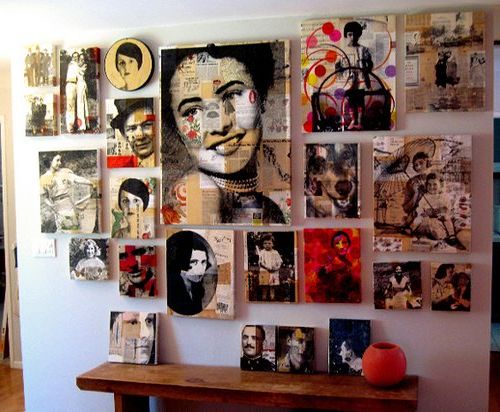 Wall decoration with photos