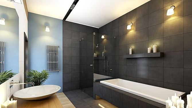 contemporary bathrooms