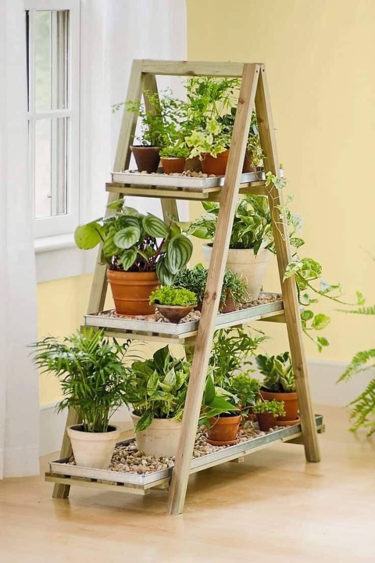 Shelves for pots