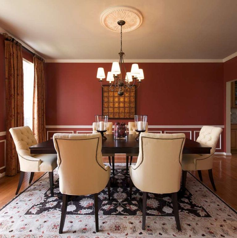 red dining rooms