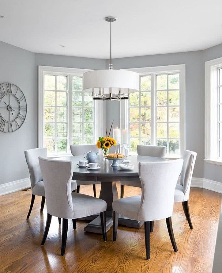 gray dining rooms