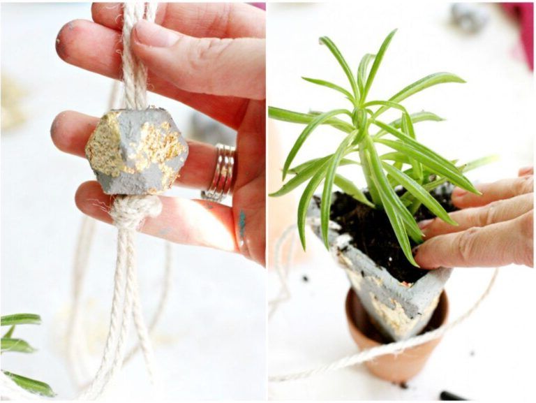 Ceramic or clay hanging planters