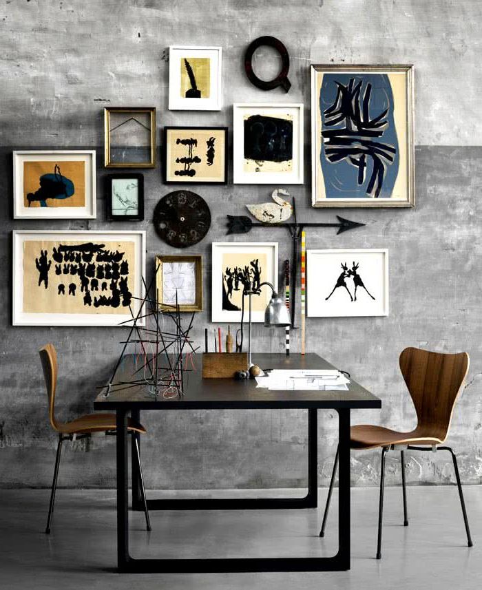 Modern dining room wall decoration