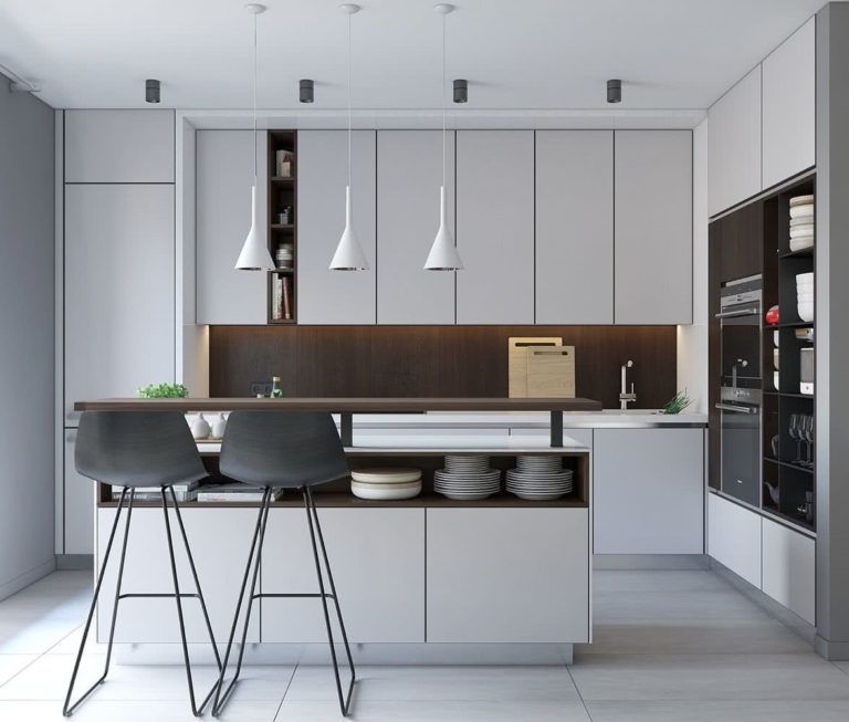 Minimalist modern kitchens