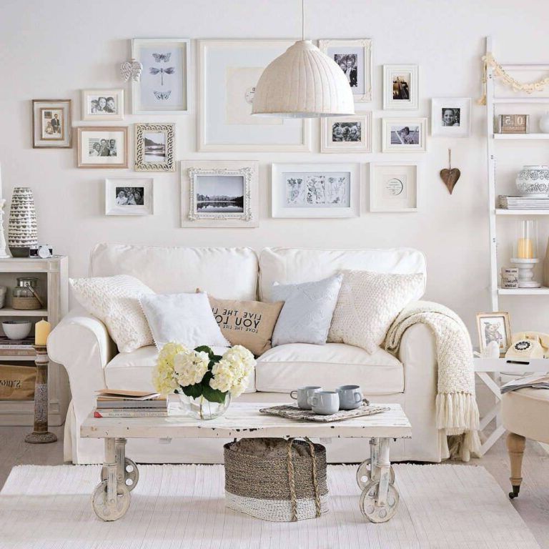 Shabby Chic decoration in living rooms