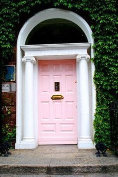 pink doors