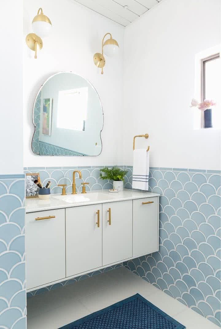 fish scale tiles