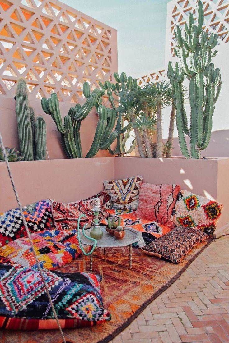 Moroccan-style gardens and patios