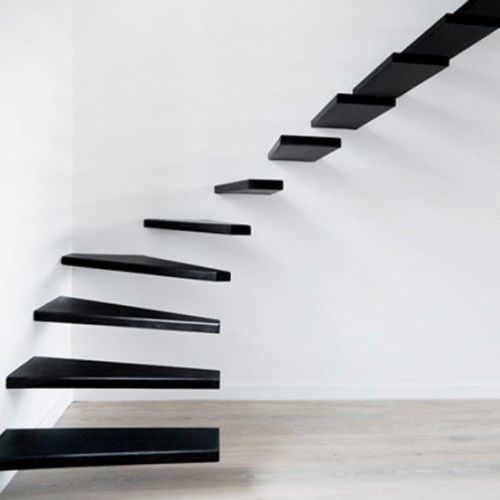 Modern floating stairs