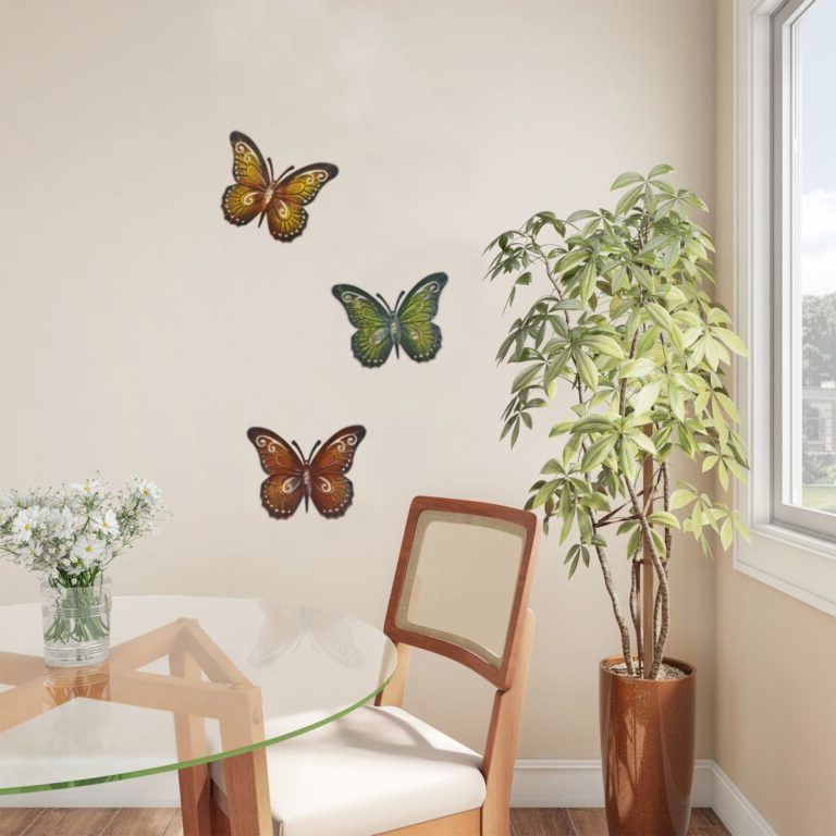 Decorate the walls with butterflies