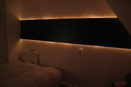 wall lamp with table