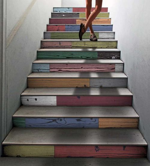 Modern stairs decoration