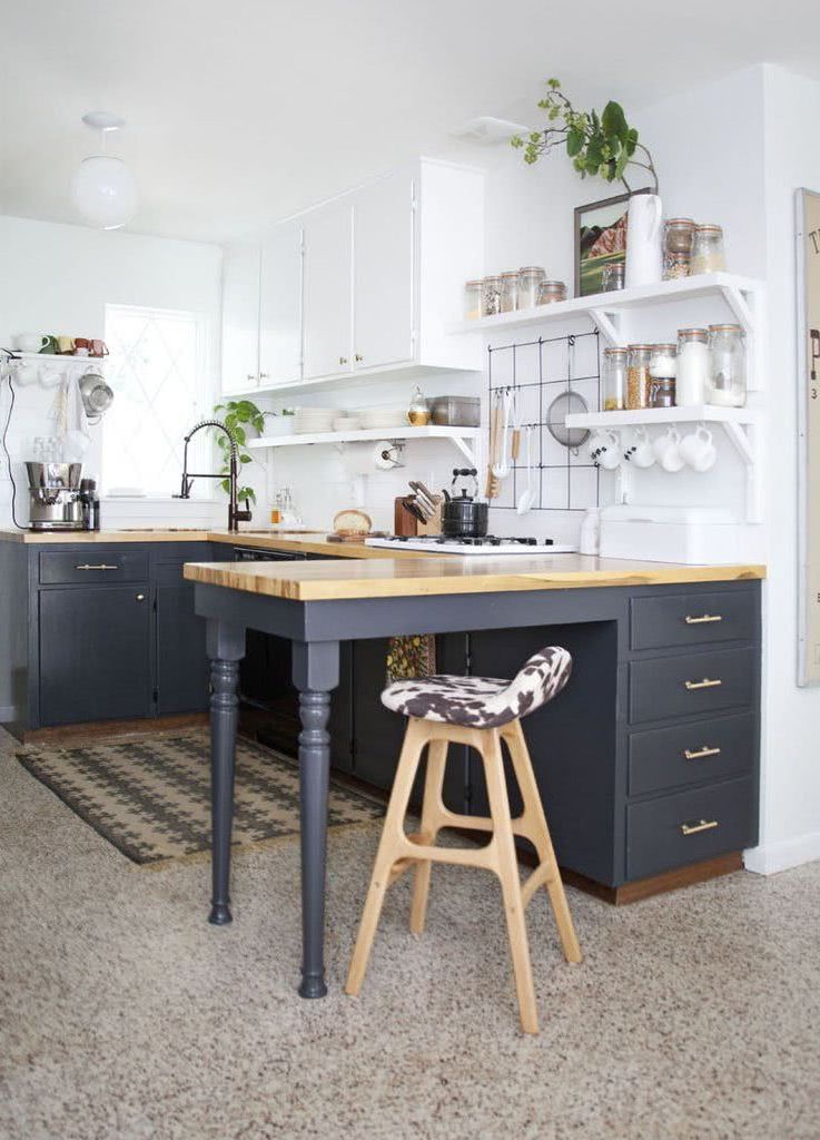 Small wooden kitchens