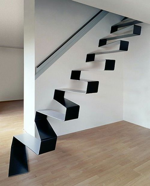 Modern floating stairs