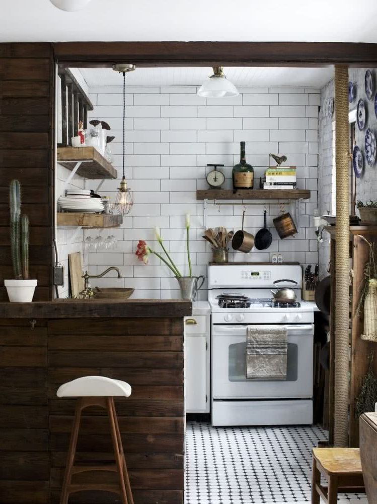 small industrial style kitchens