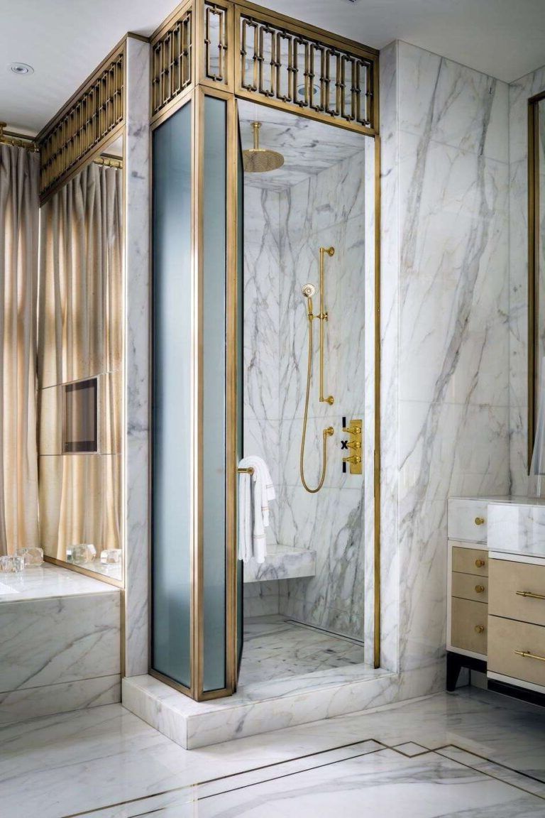 Art Deco style for the bathroom