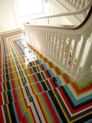 Modern stairs decoration