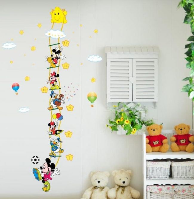 Wallpaper or vinyl for children's rooms