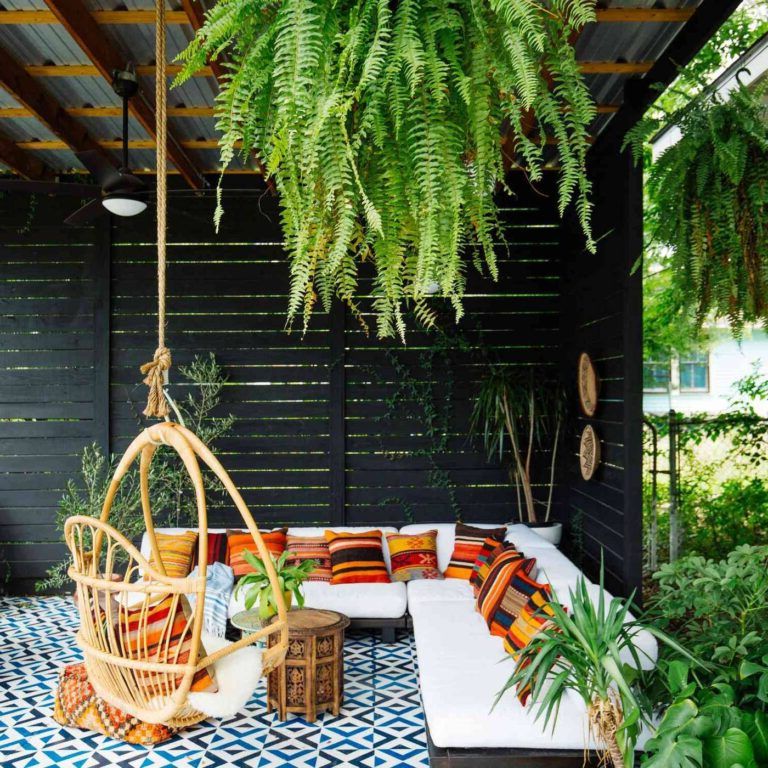 Moroccan-style gardens and patios