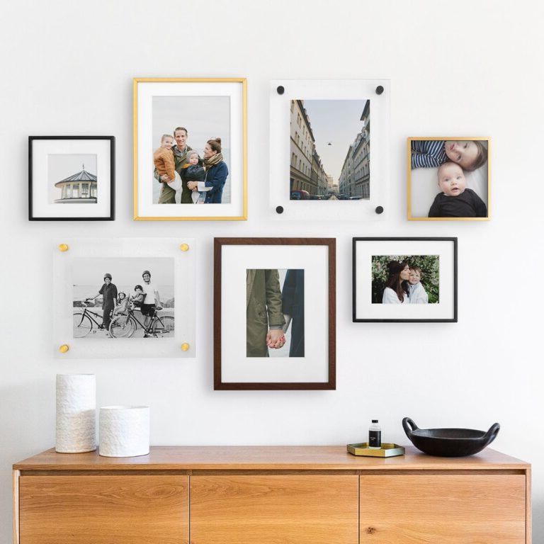 Wall decoration with photos