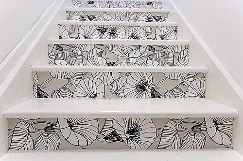 Modern stairs decoration