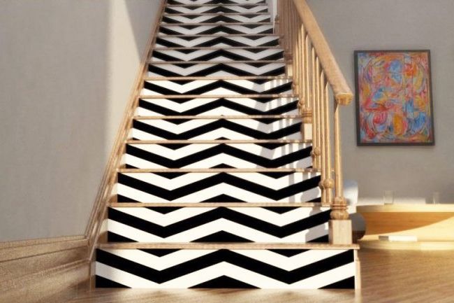 Modern stairs decoration