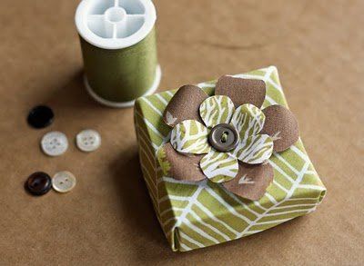 Fabric origami box