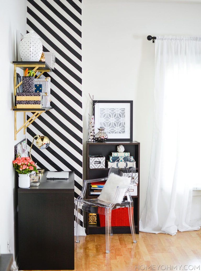 striped walls