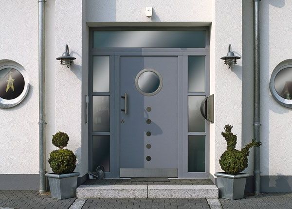 gray doors