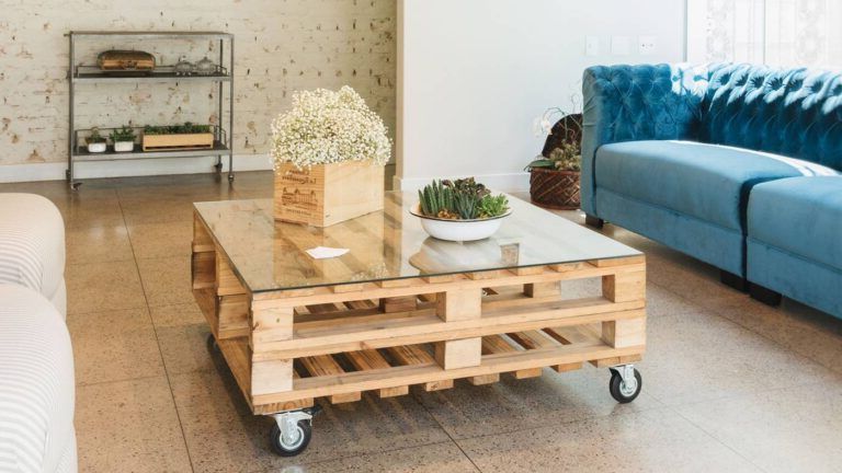 Pallet coffee tables